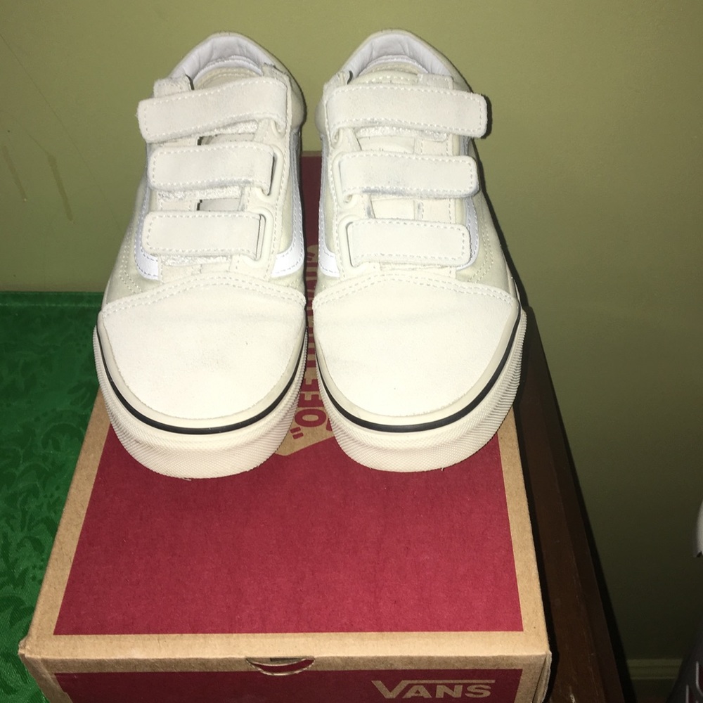 OLD SKOOL MARSHMALLOW VELCRO VANS